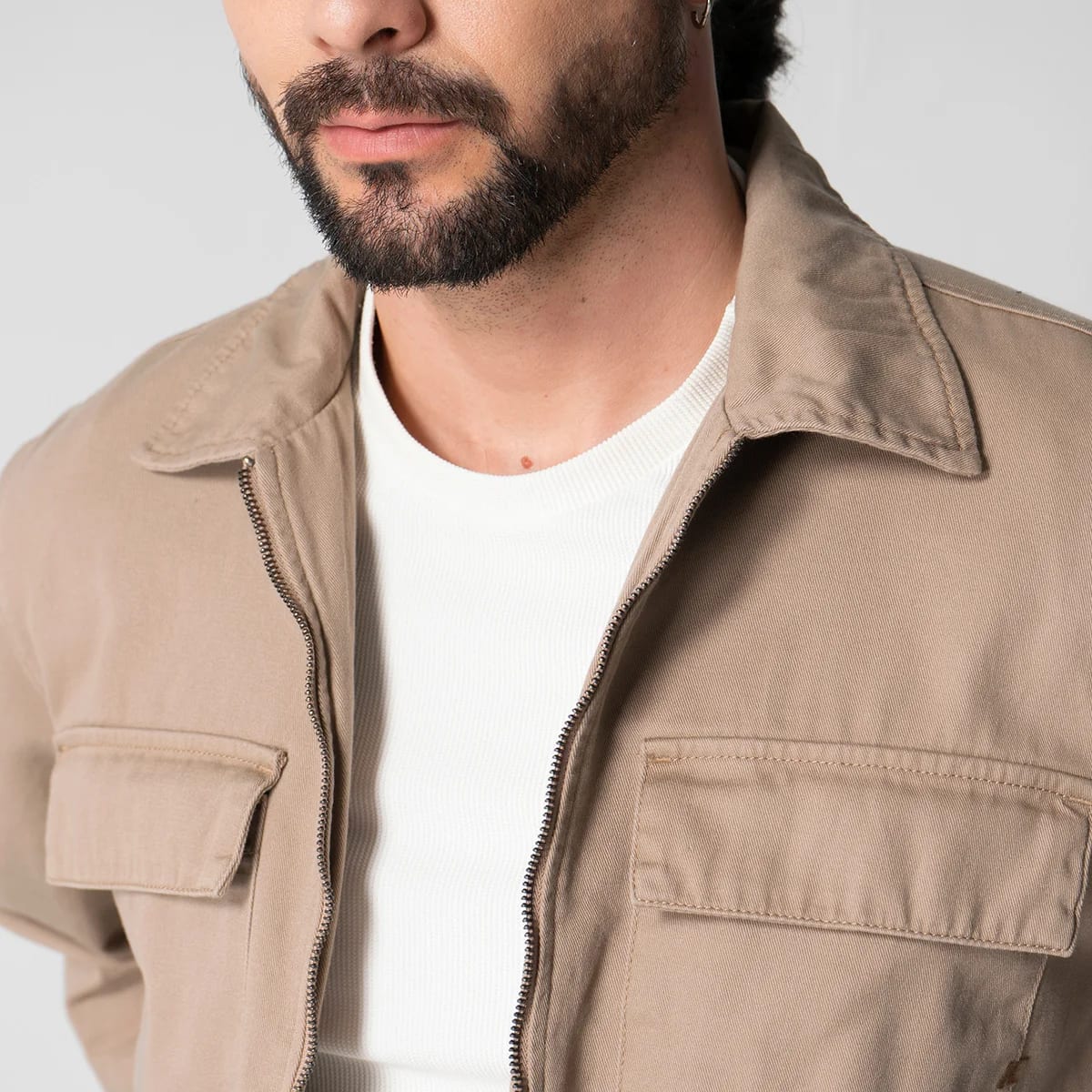 Chaqueta Dril Regular Bgi - imagen 4