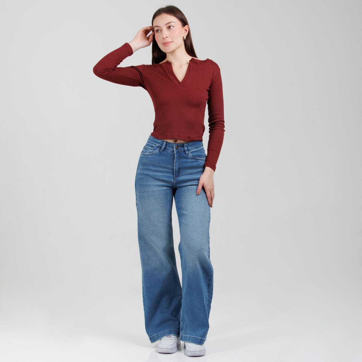 Jean wide leg Ax-3078 Licrado - imagen 1