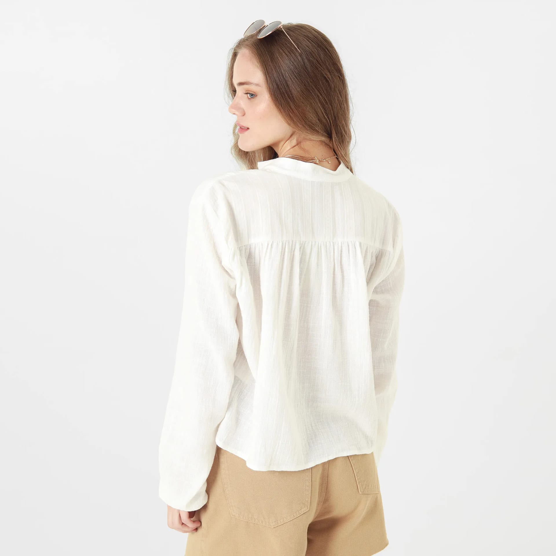 Blusa Cuello Neru Manga Larga - imagen 6