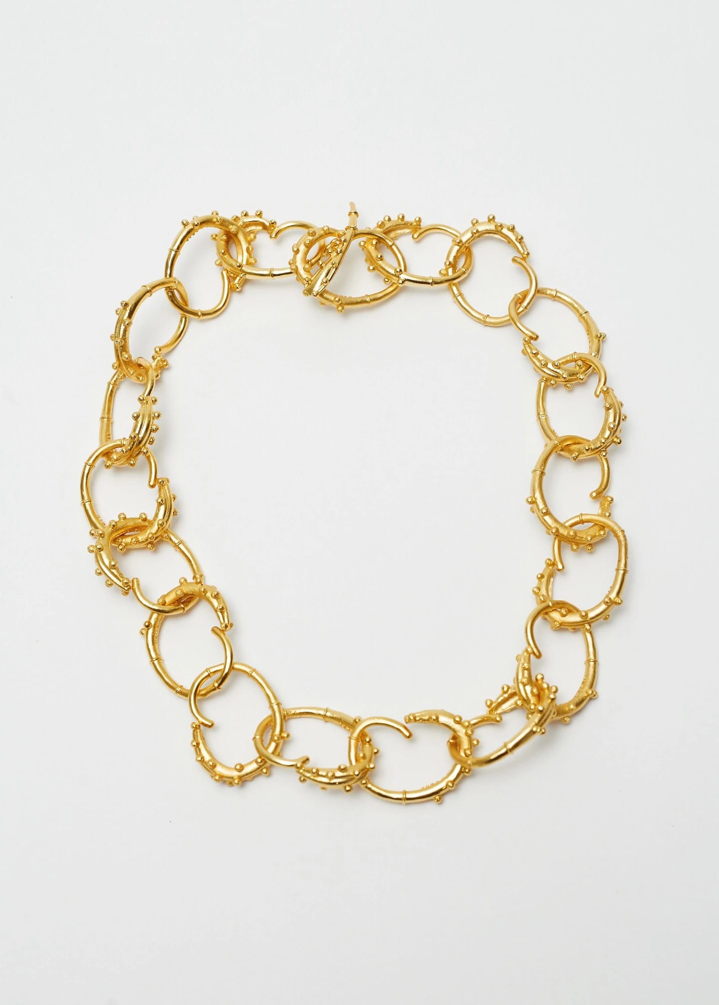 Choker Estambres Maxi Dorado - imagen 1