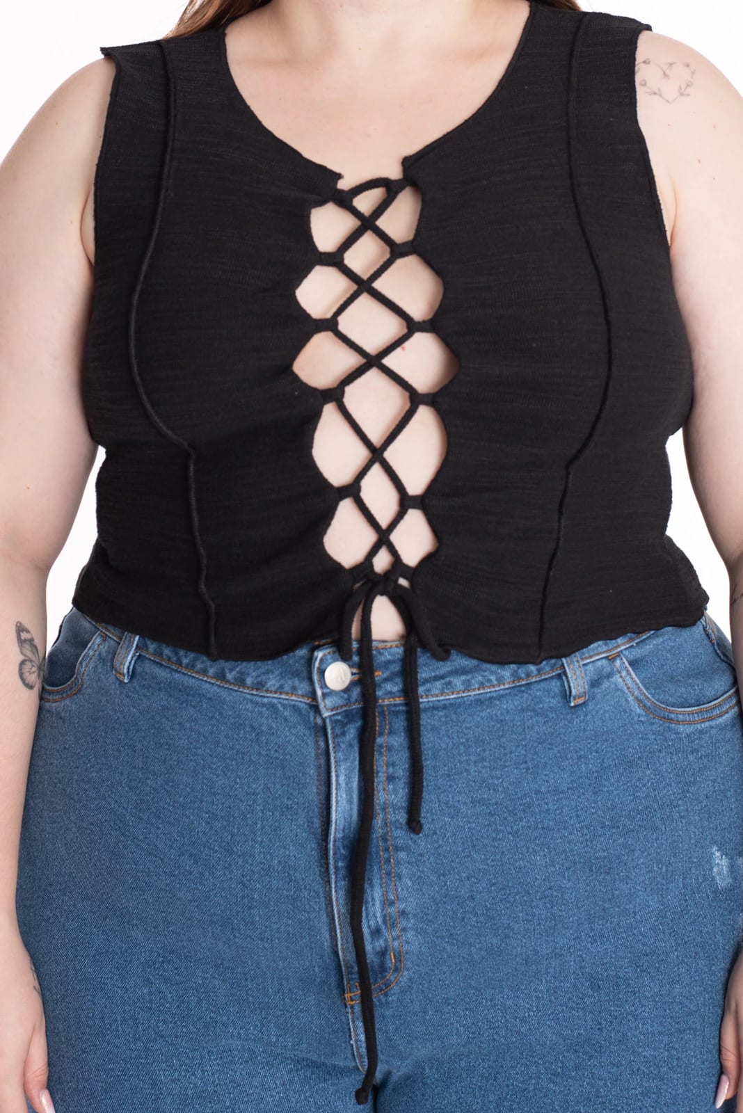 Crop Top Bonnie Negro - imagen 5
