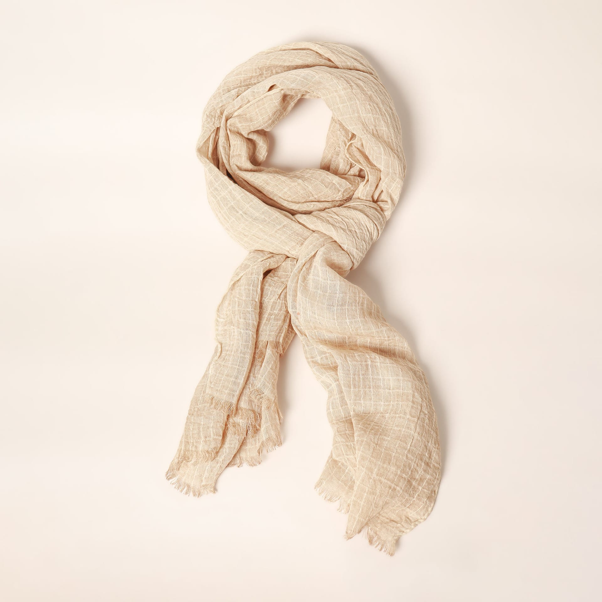 Estola Beige Texturizada - imagen 1