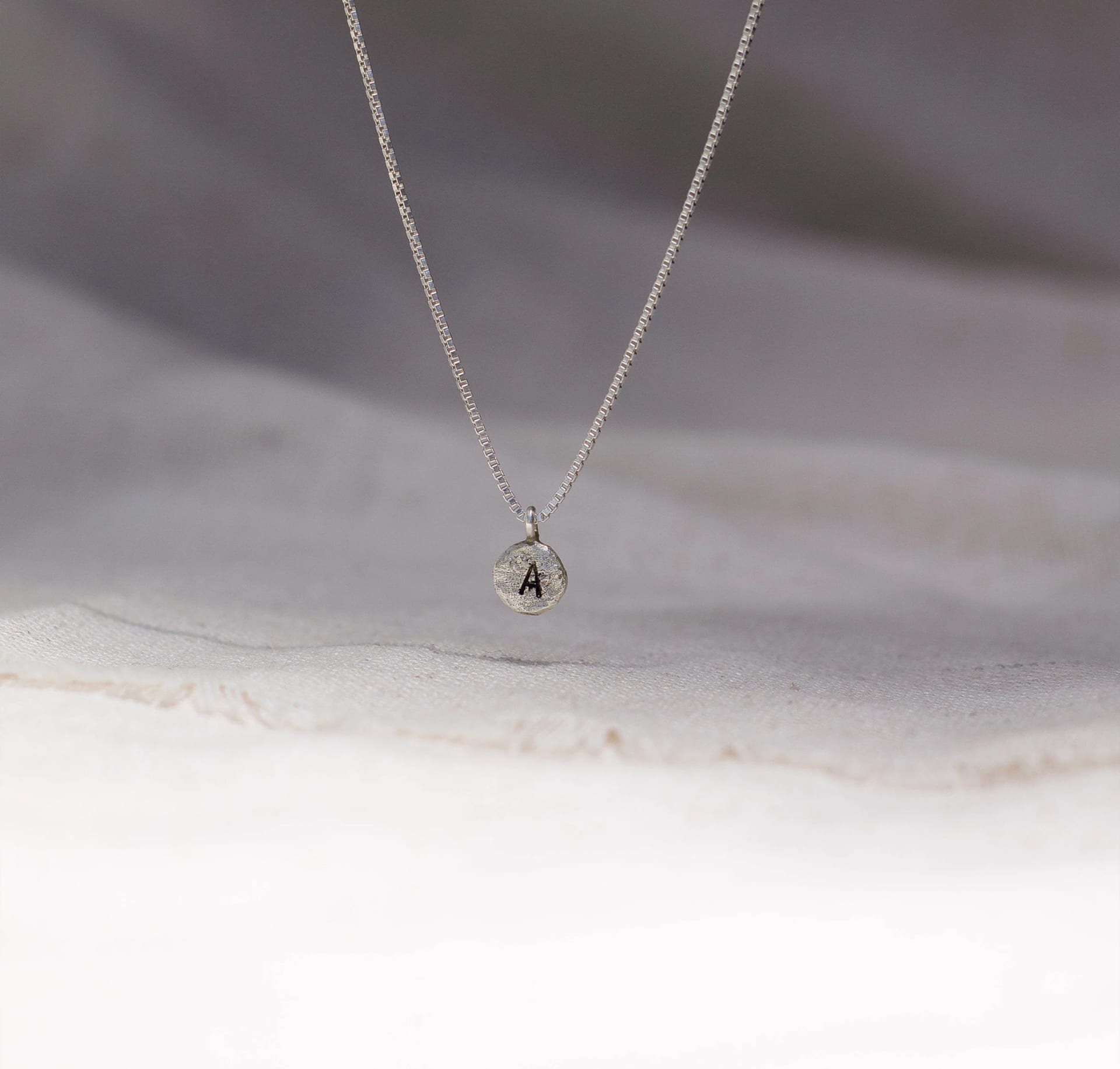 Collar moneda mini (Plata ley950) - imagen 1