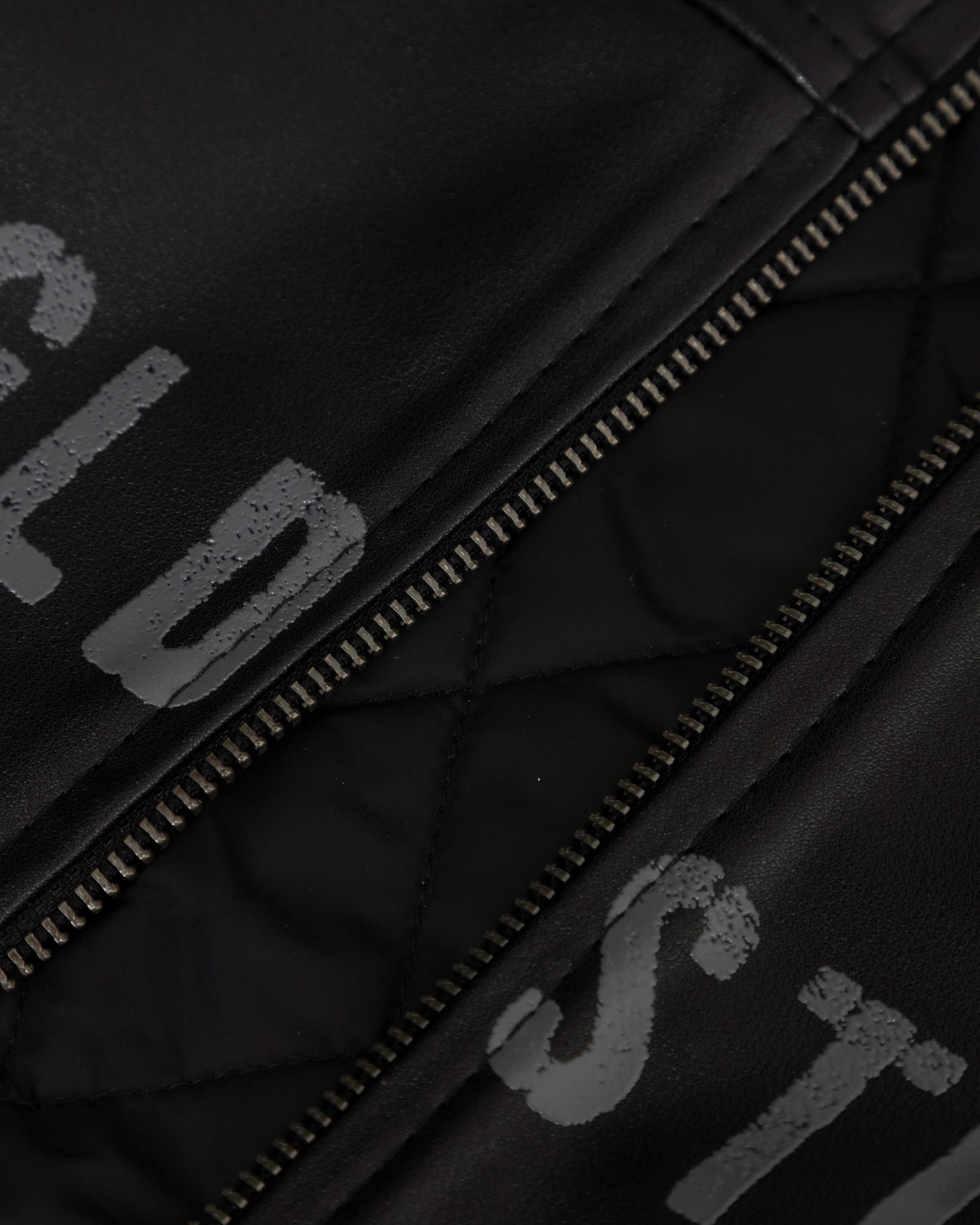 Spring Worn Logo Cropped Jacket Black - imagen 6