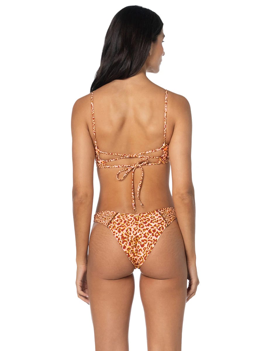Maaji Lush Safari Splendour Regular Rise Thin Side Bikini Bottom - imagen 1