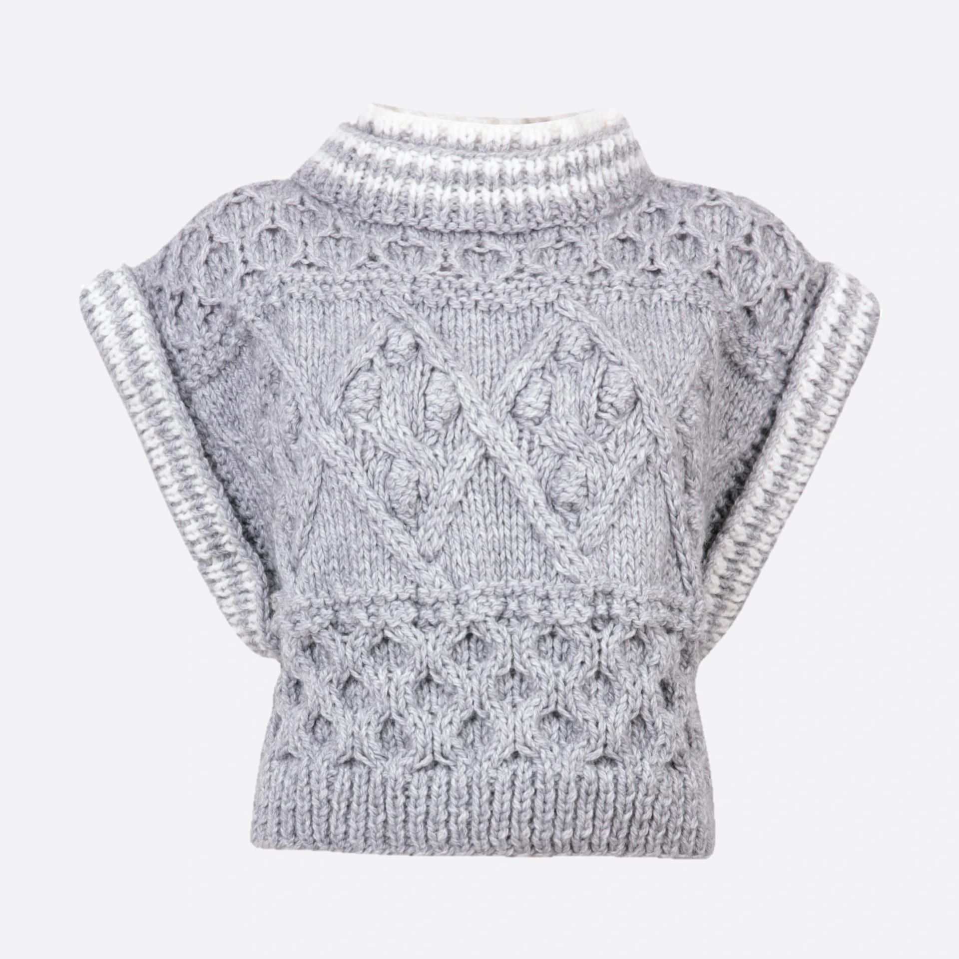 TINA ARMHOLE SLEEVE KNIT SWEATER - imagen 1