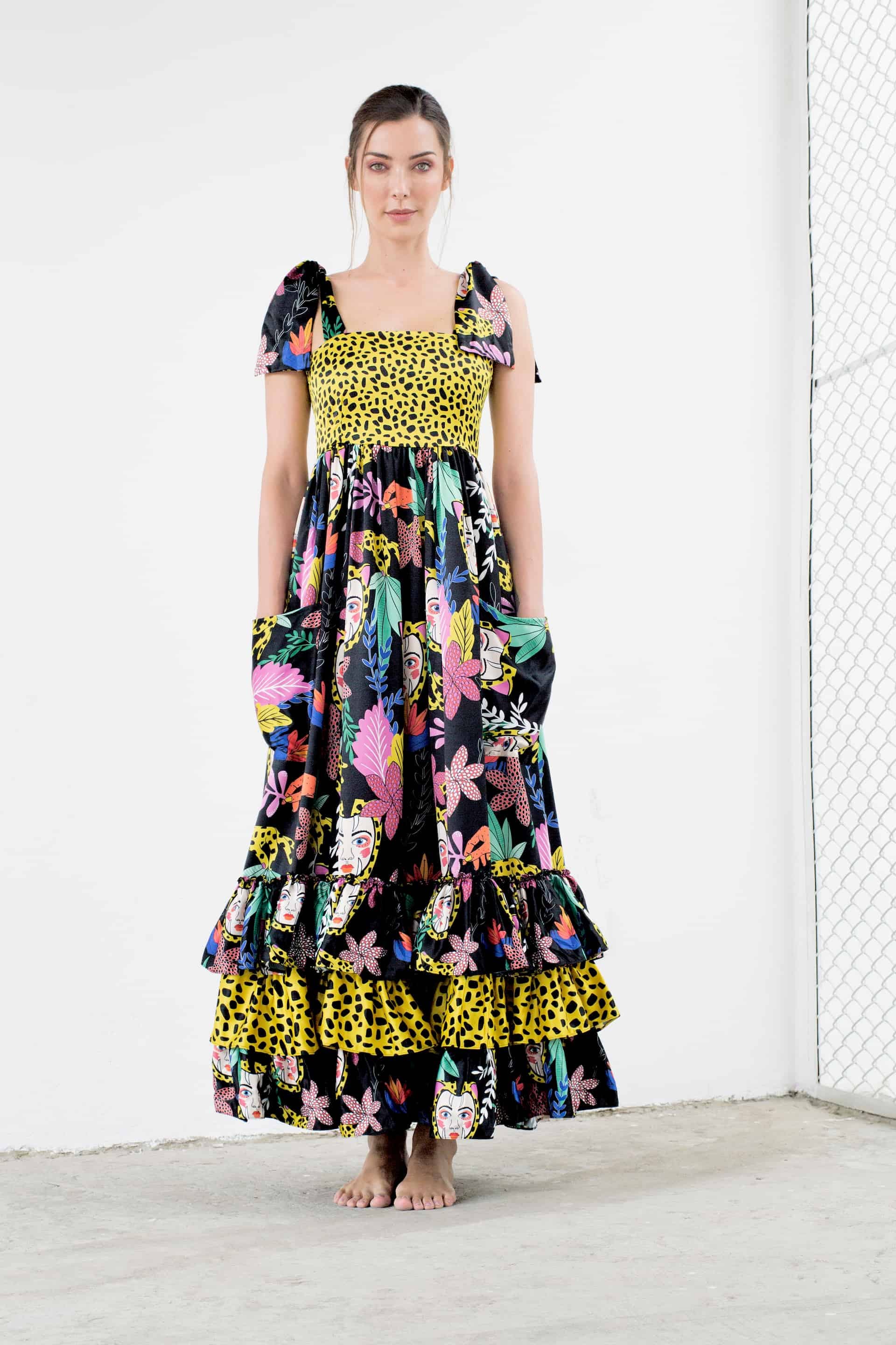 Maxi Vestido Camuflaje - imagen 1