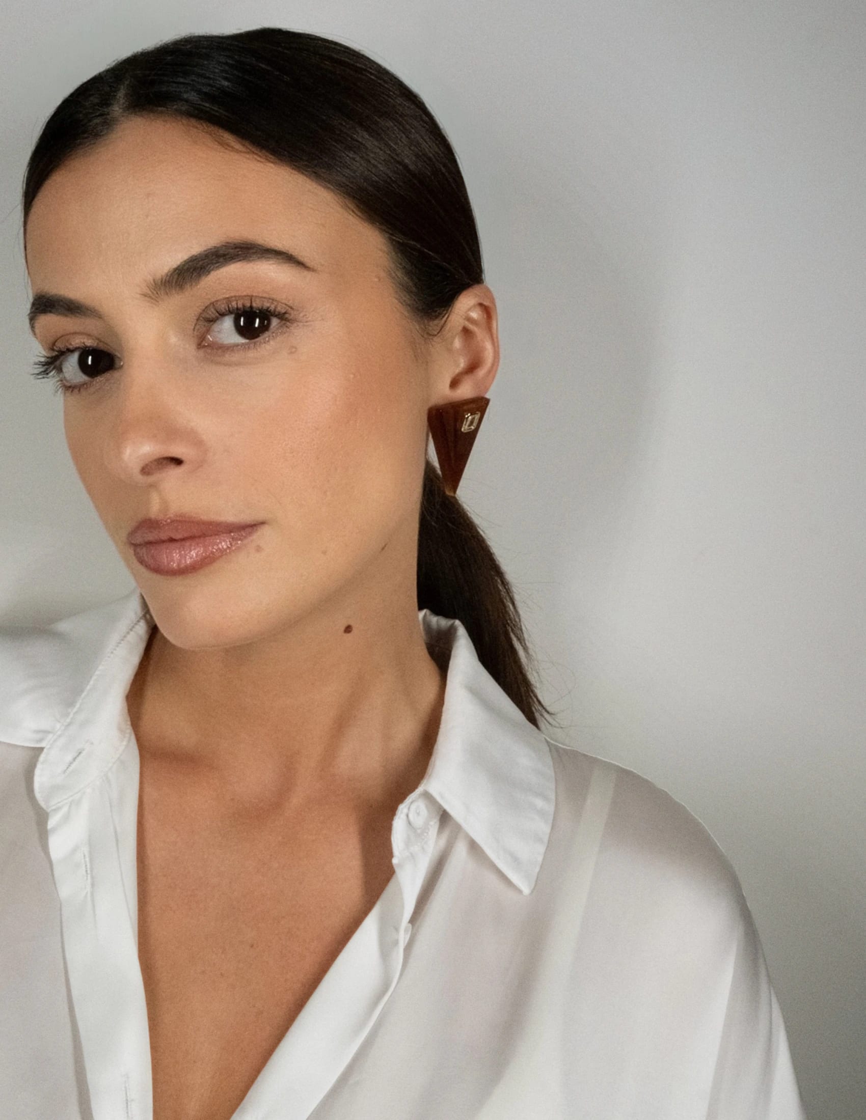JVxTH - M BORDEAUX EARRINGS - imagen 2
