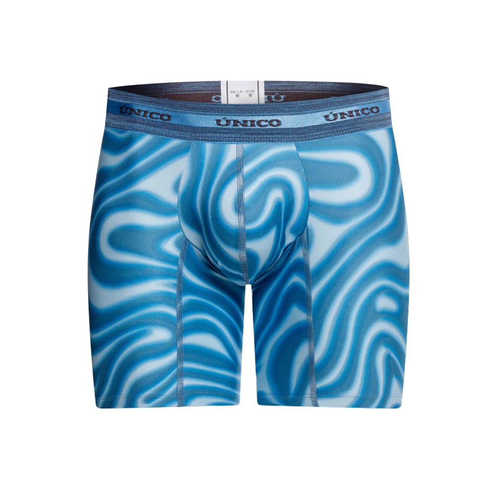BOXER MEDIO FAUVE AZUL - imagen 2