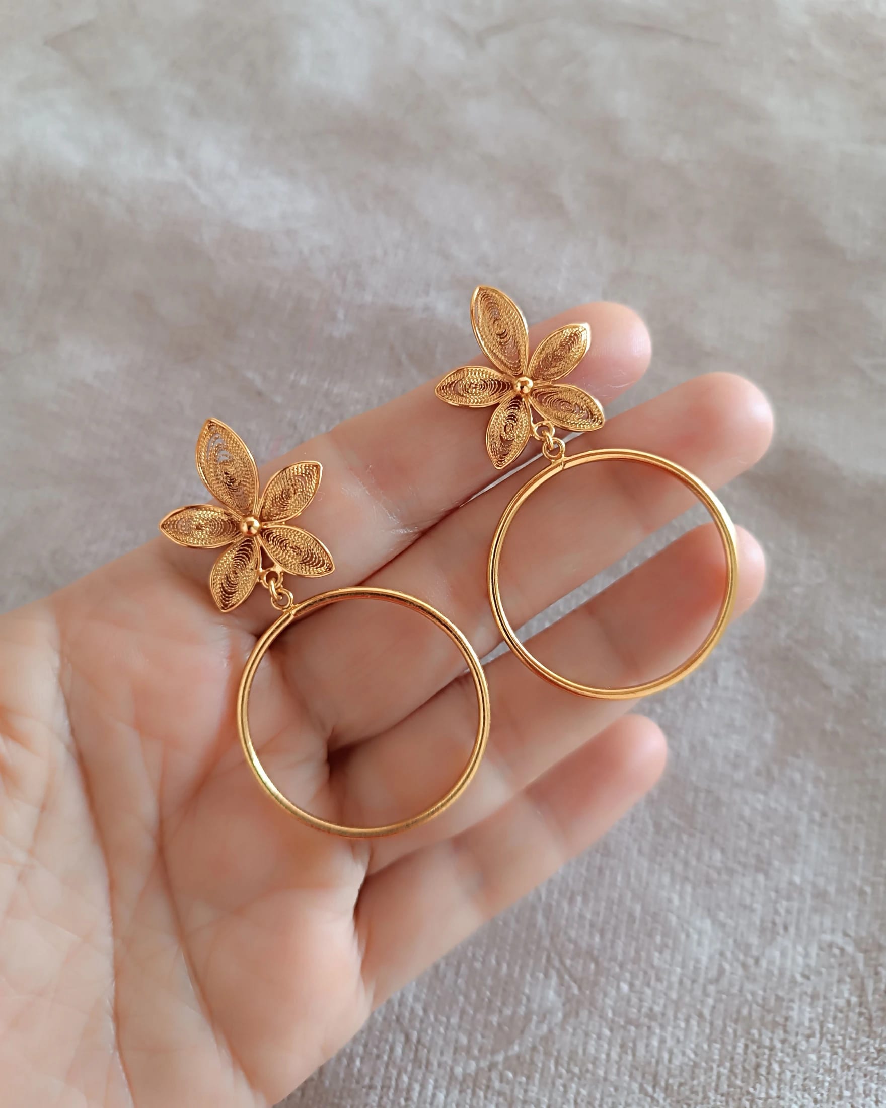 Aretes filigrana Tania - imagen 5