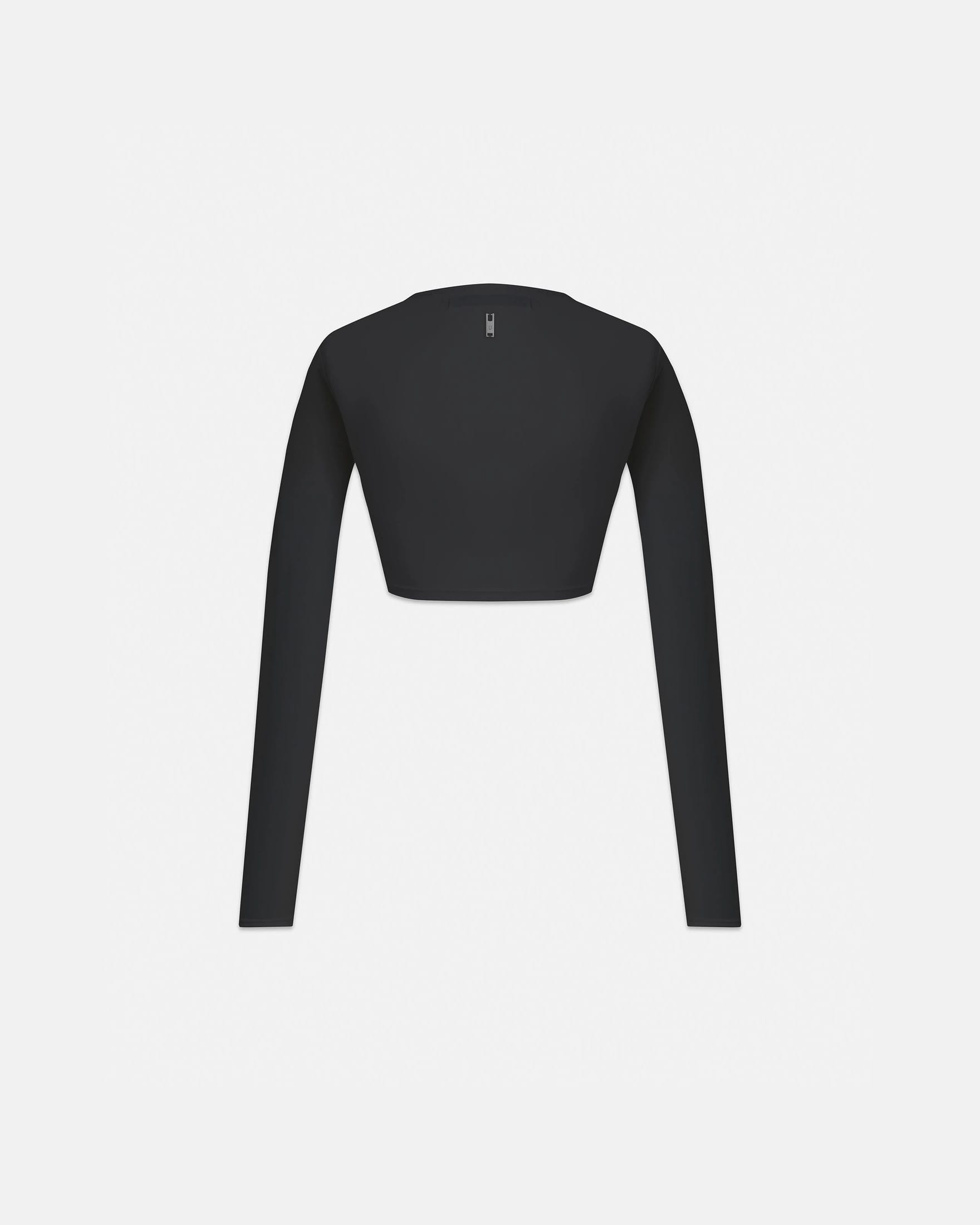Line Basic Long Sleeve Cropped Tshirt Black - imagen 3