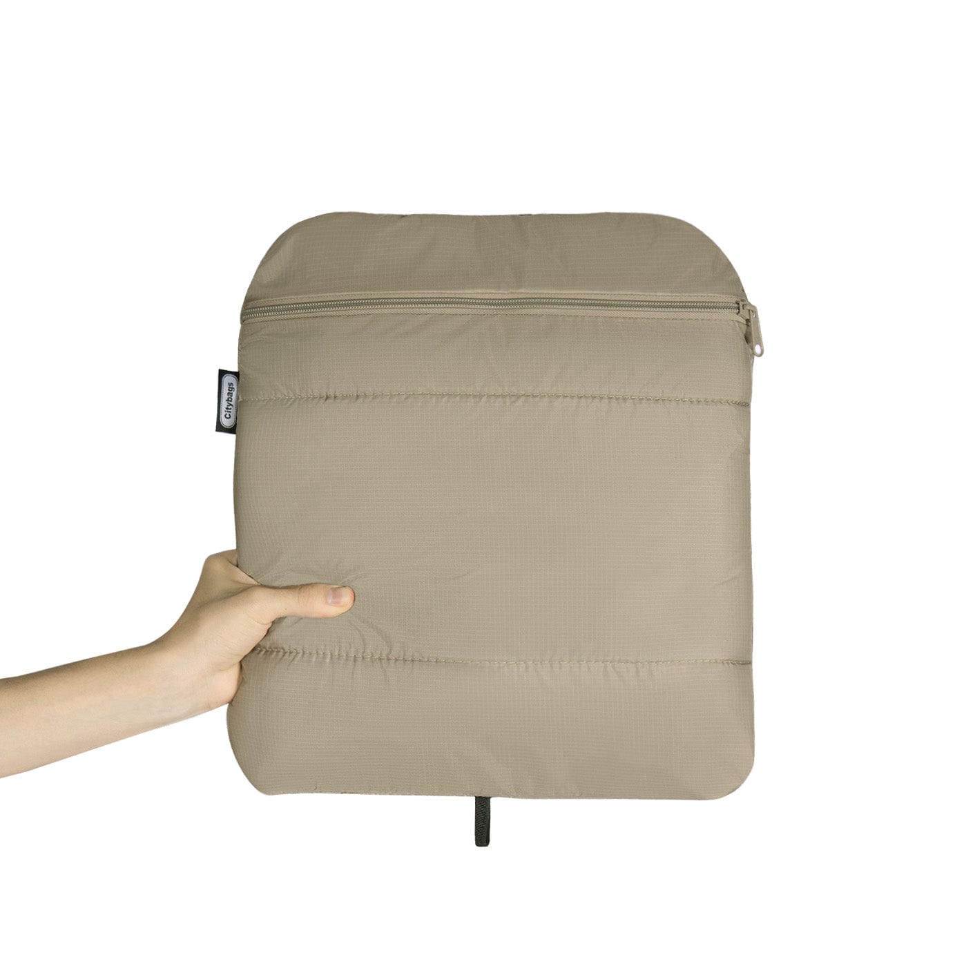 Morral Cabina Tapa Citybags Beige - imagen 2