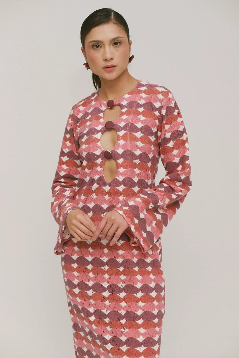Vestido Holiday Glaseado Rojo - imagen 5