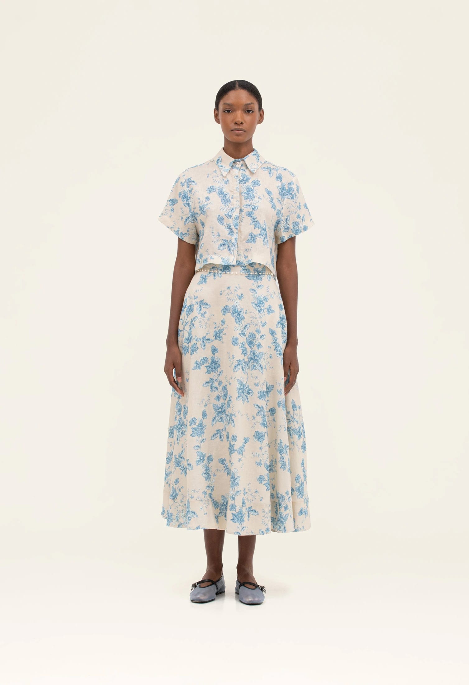 Bergamota Bougainvillea Maxi Skirt - imagen 3