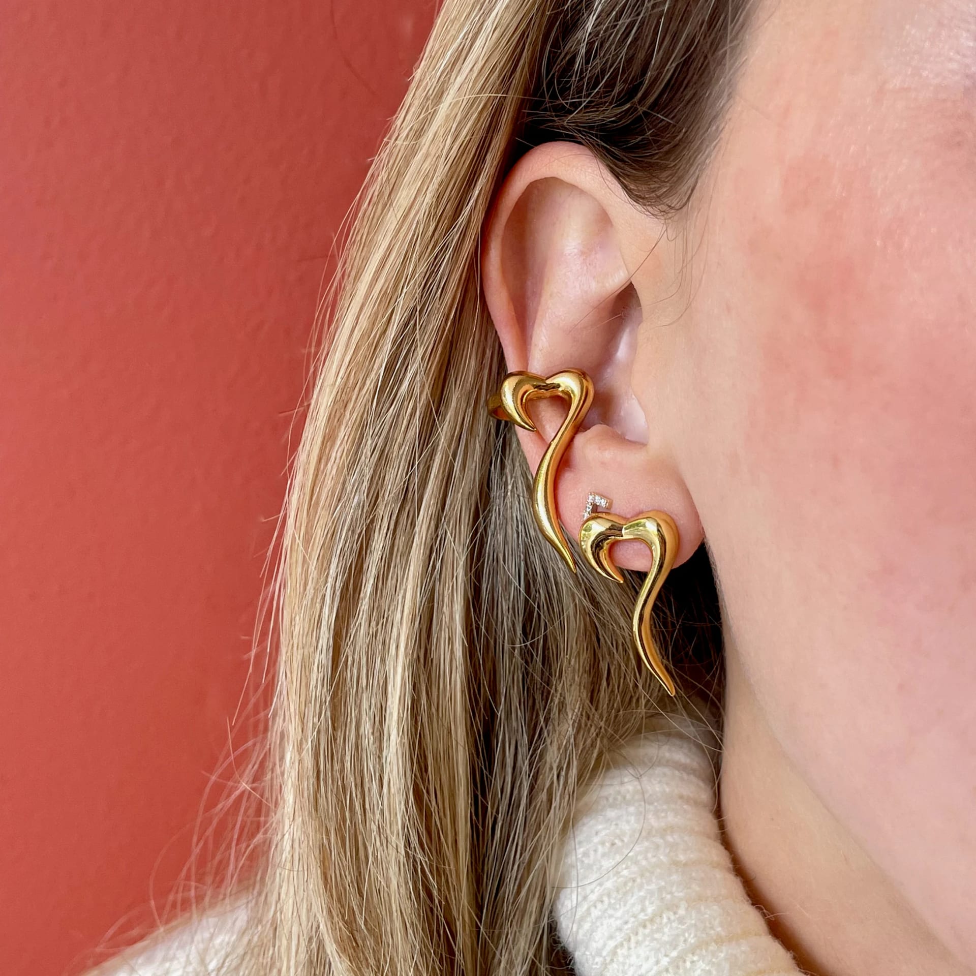 Aretes Soul Love (2.5cm) - imagen 3
