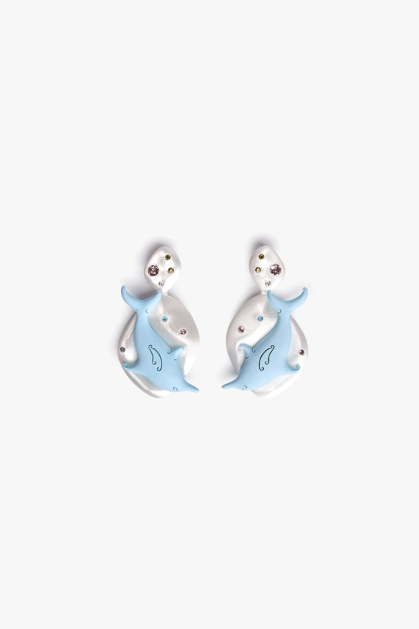 Aretes Delfin Doble - imagen 1