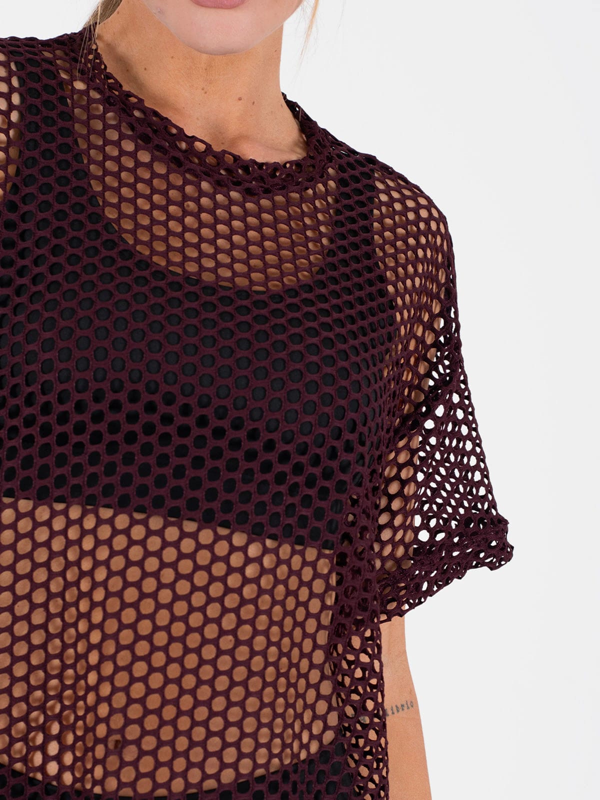 Tulum camiseta malla uva oscuro - imagen 4
