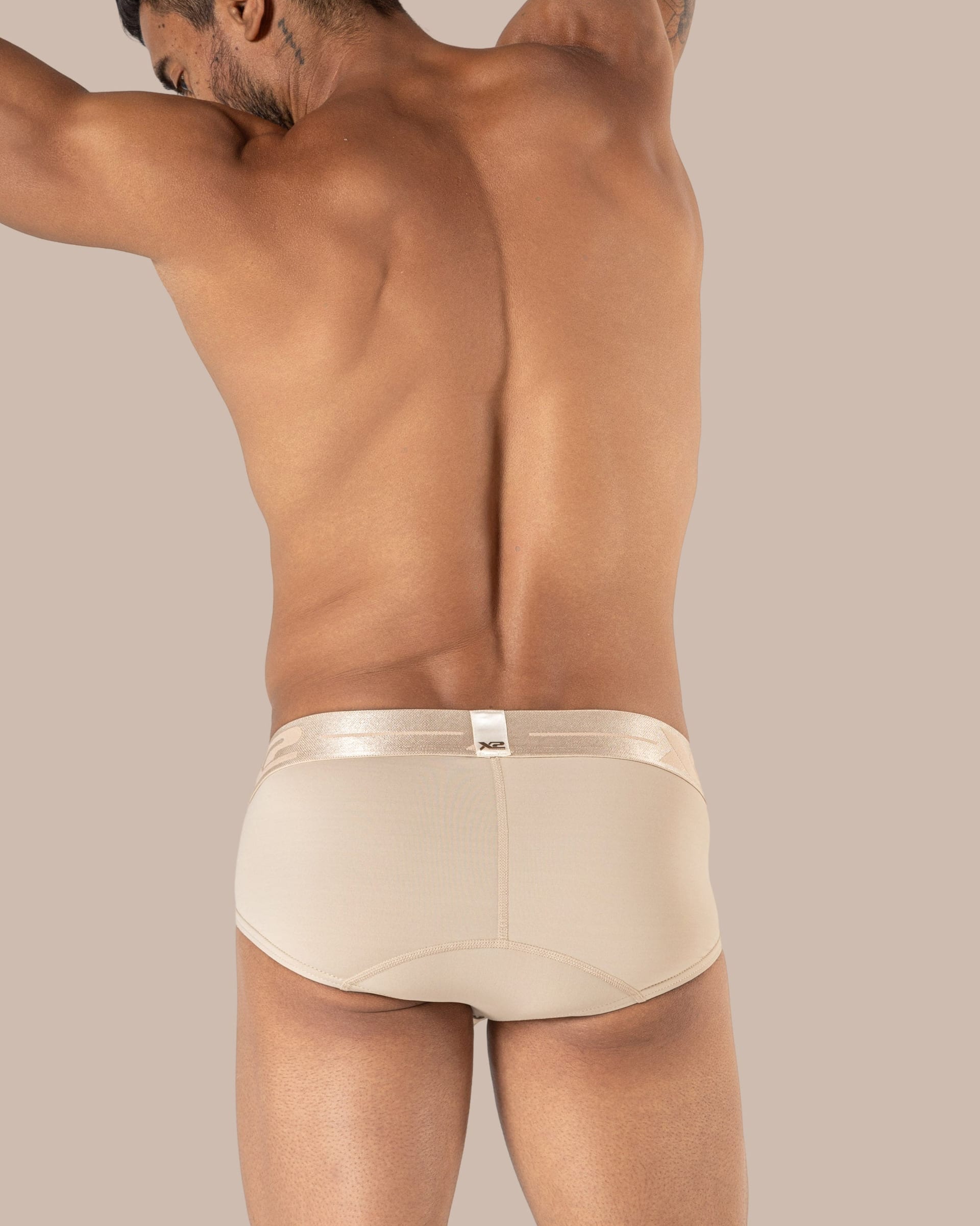 Brief Monumental Nylon Beige X2 - imagen 2