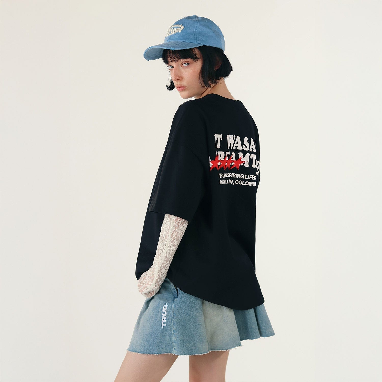 Dream True Boxy T-Shirt - Black - imagen 7