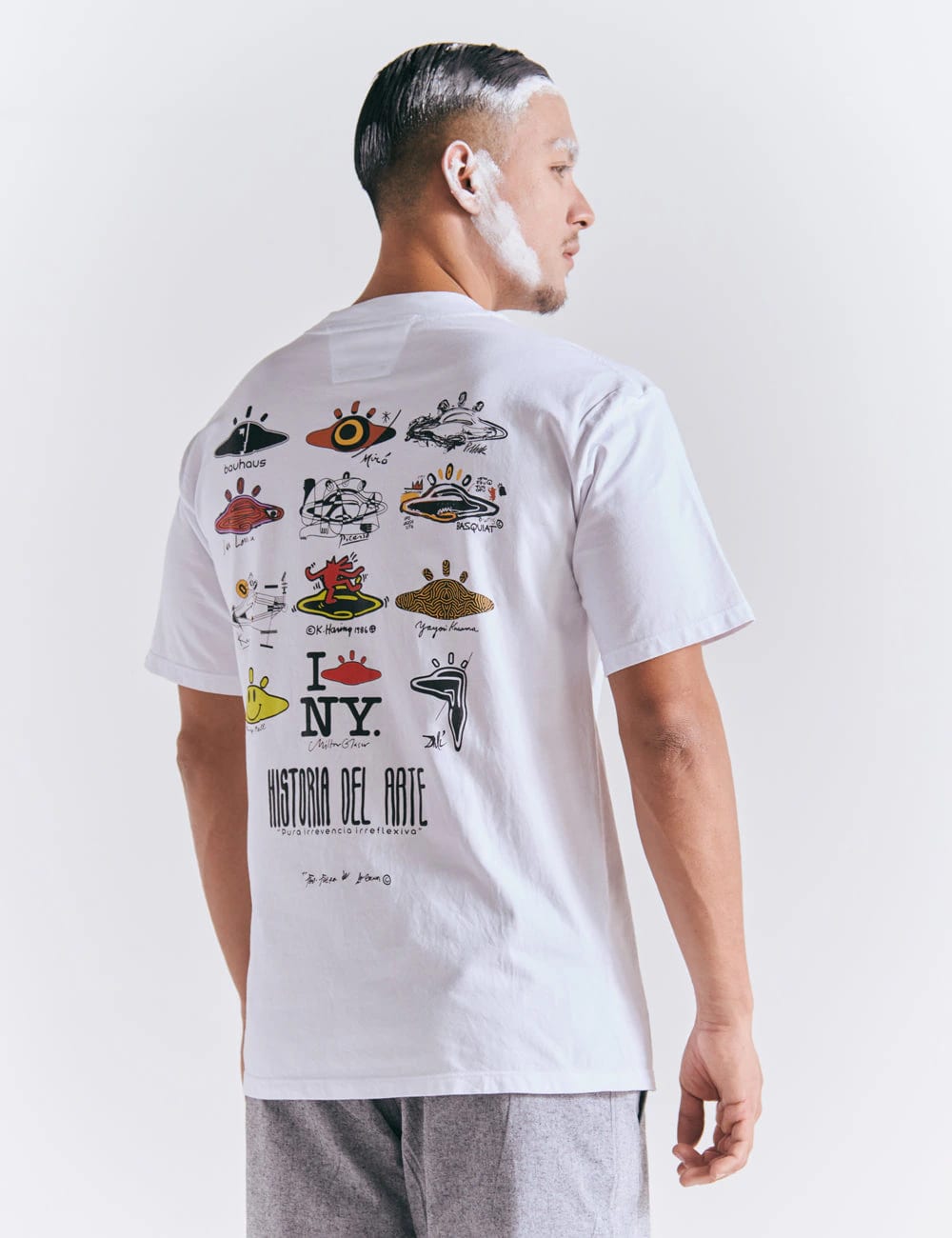 Camiseta Oversize Historia del arte  blanco Hombre - imagen 9