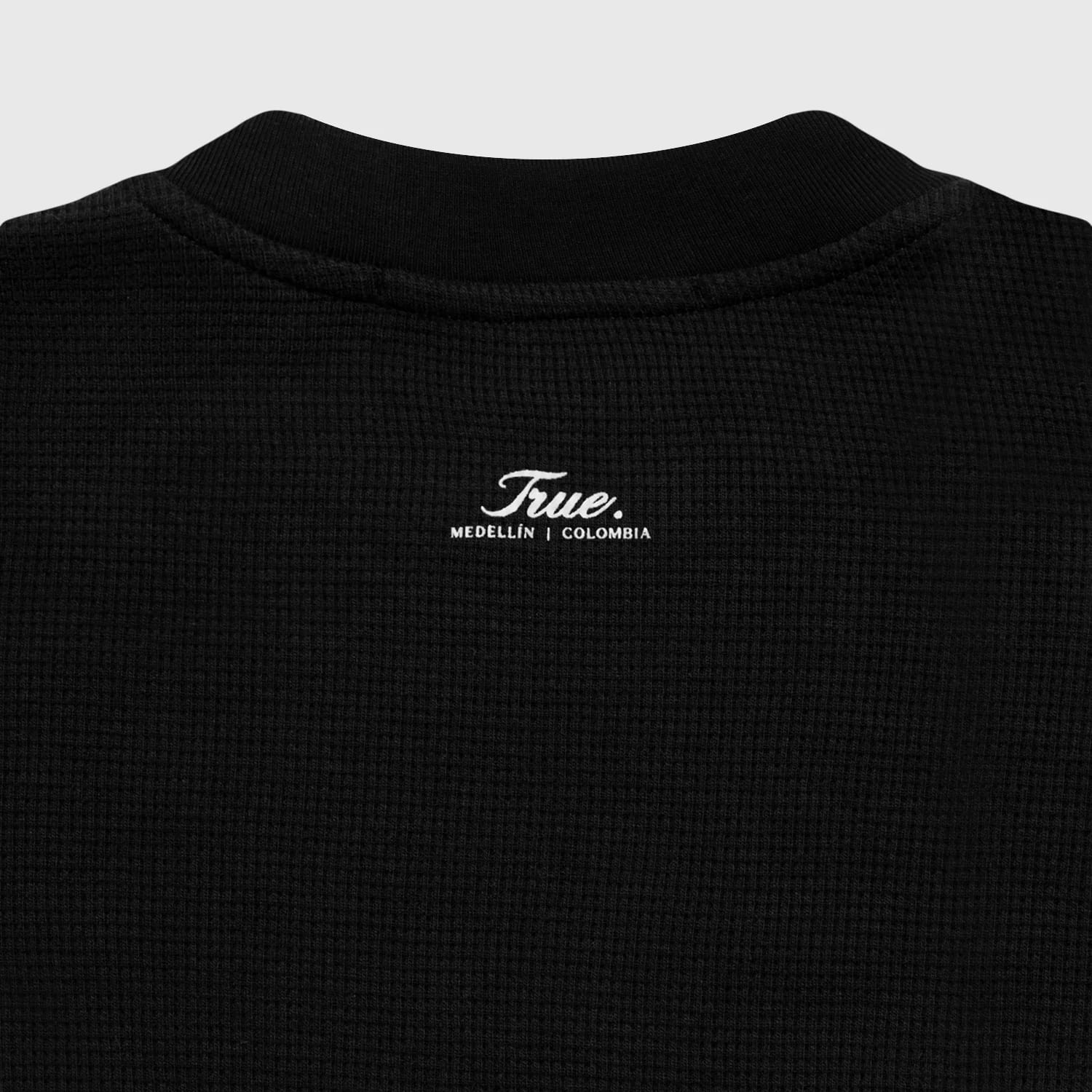 Textured Boxy Tee - Black - imagen 12