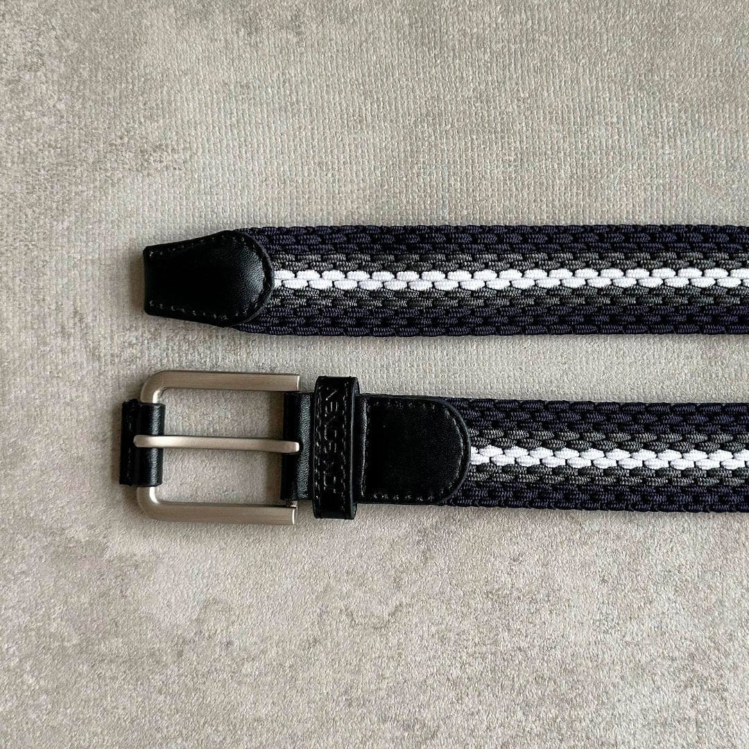 Cinturón Jon Sonen Trenzado Navy - imagen 1
