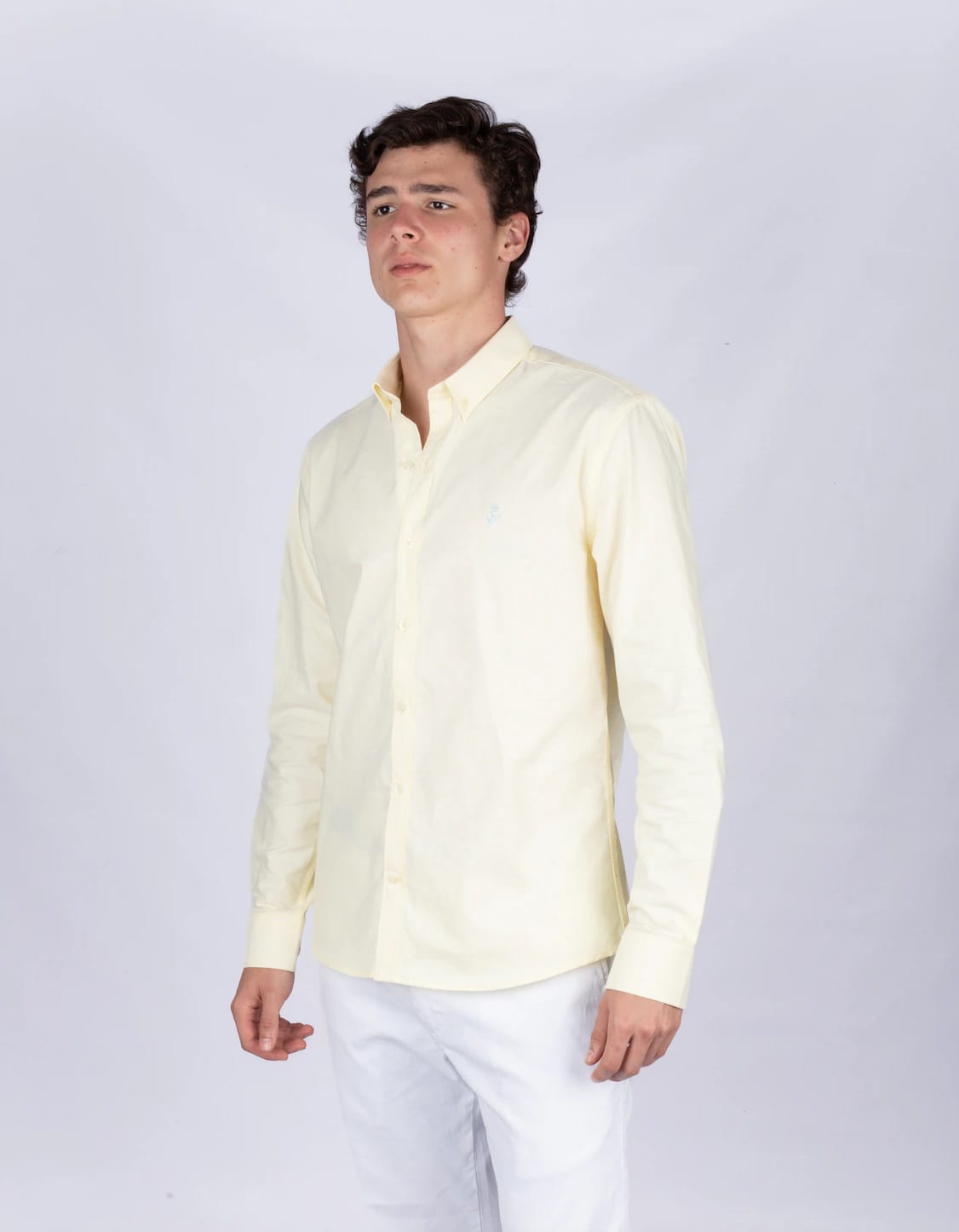 Camisa Oxford Amarilla - imagen 2