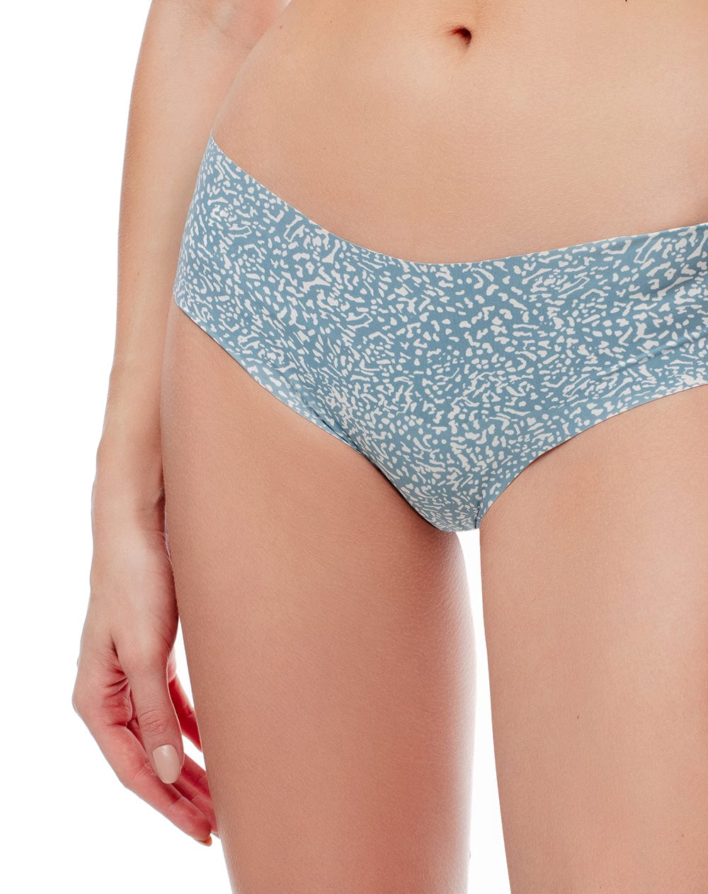 Panty cachetero tiro medio invisible estampado mujer - imagen 3