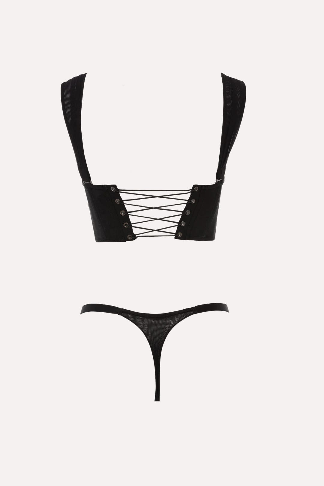 SET CROP TOP AISA NEGRO - imagen 4