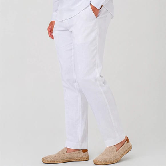PANTALON 100% LINO HOMBRE - imagen 8