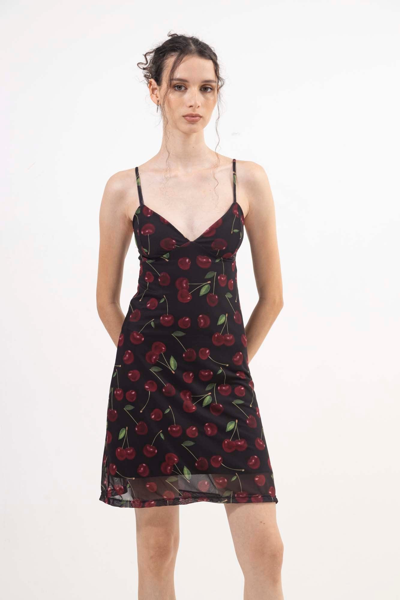 CHERRY MESH DRESS - imagen 7