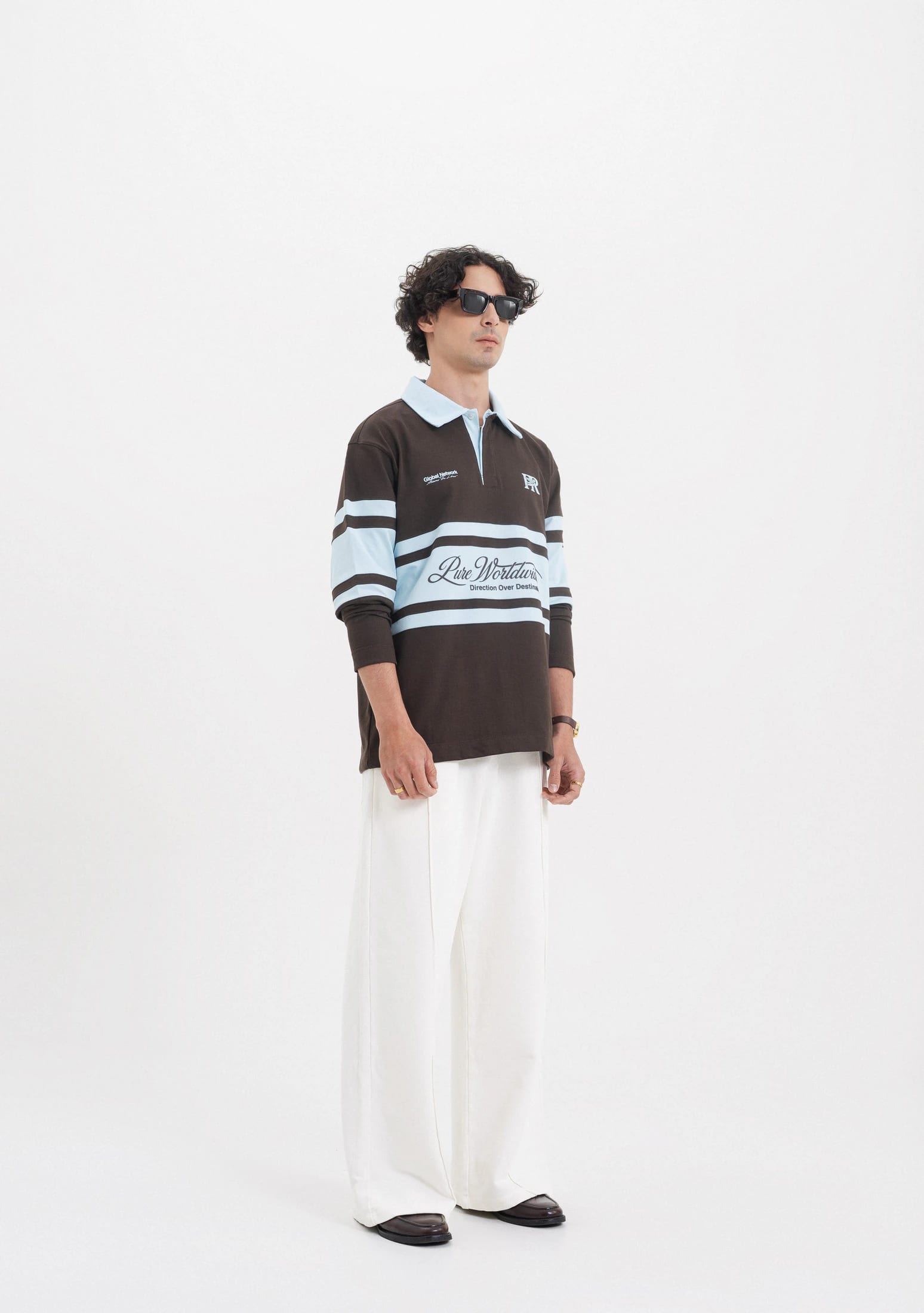 Across The Lines Brown Polo - imagen 4