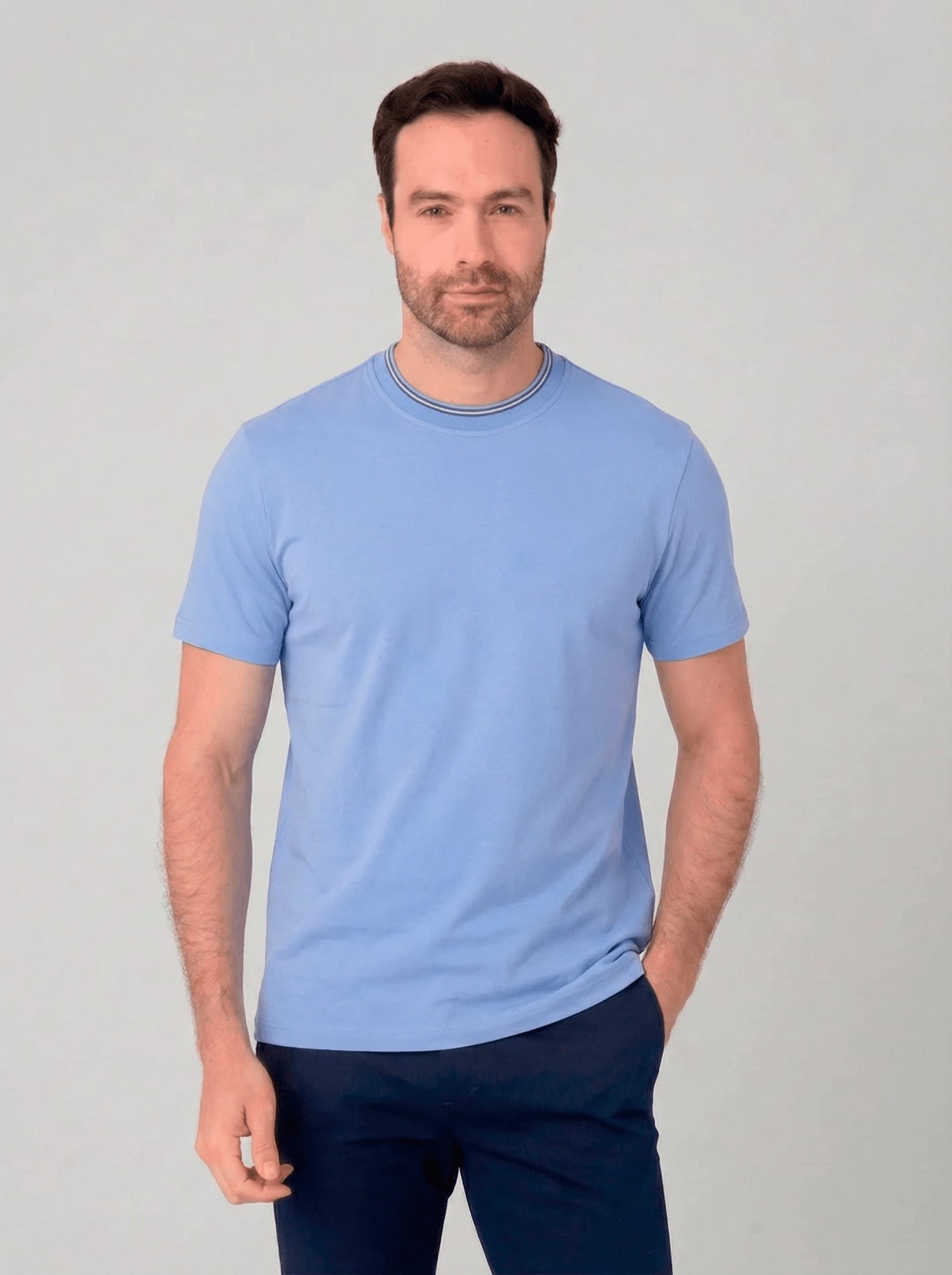 Camiseta cuello redondo para hombre Jon Sonen 020325006 - imagen 2
