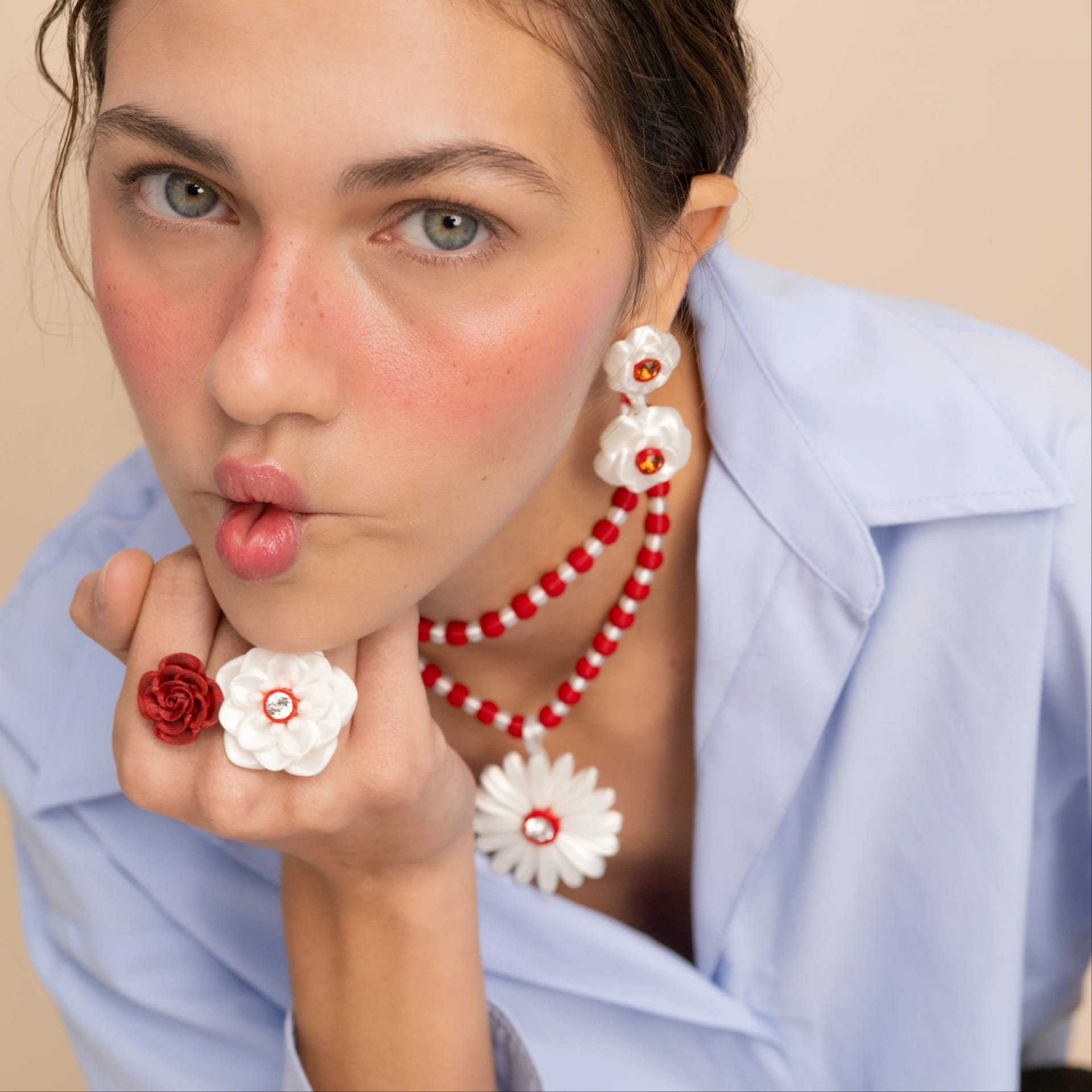 COLLAR PENDULO MARGARITA - imagen 2
