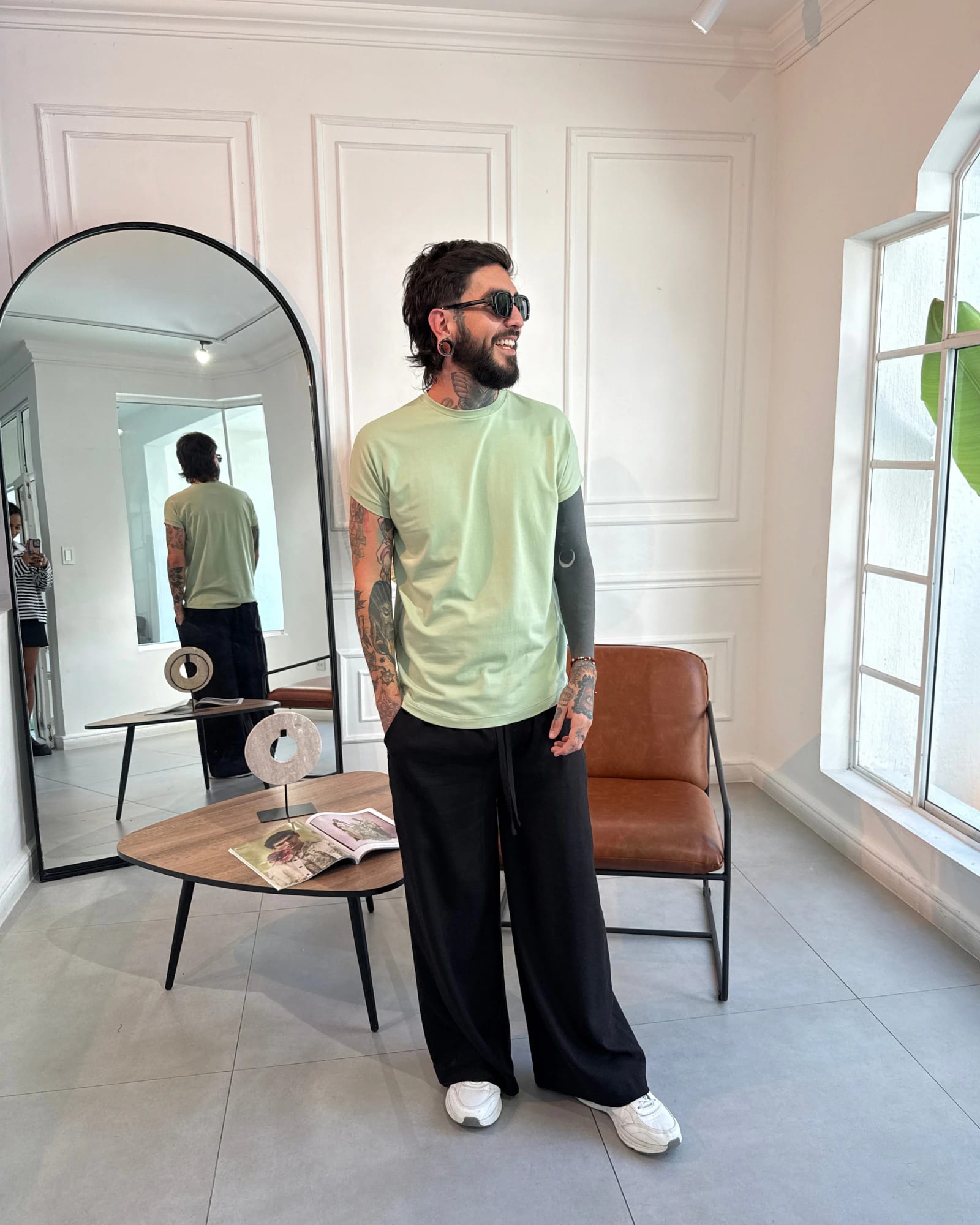 Camiseta 80's green - imagen 1