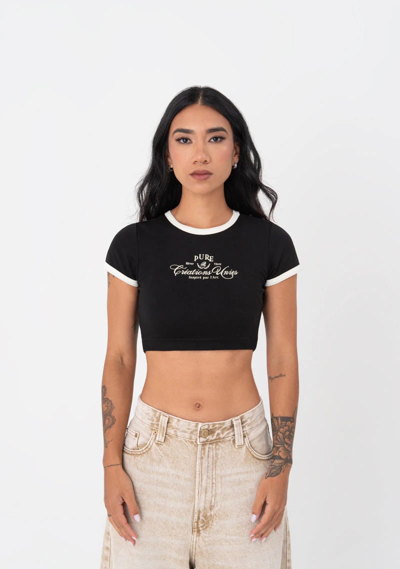 Atelier Black & White Crop top - imagen 2