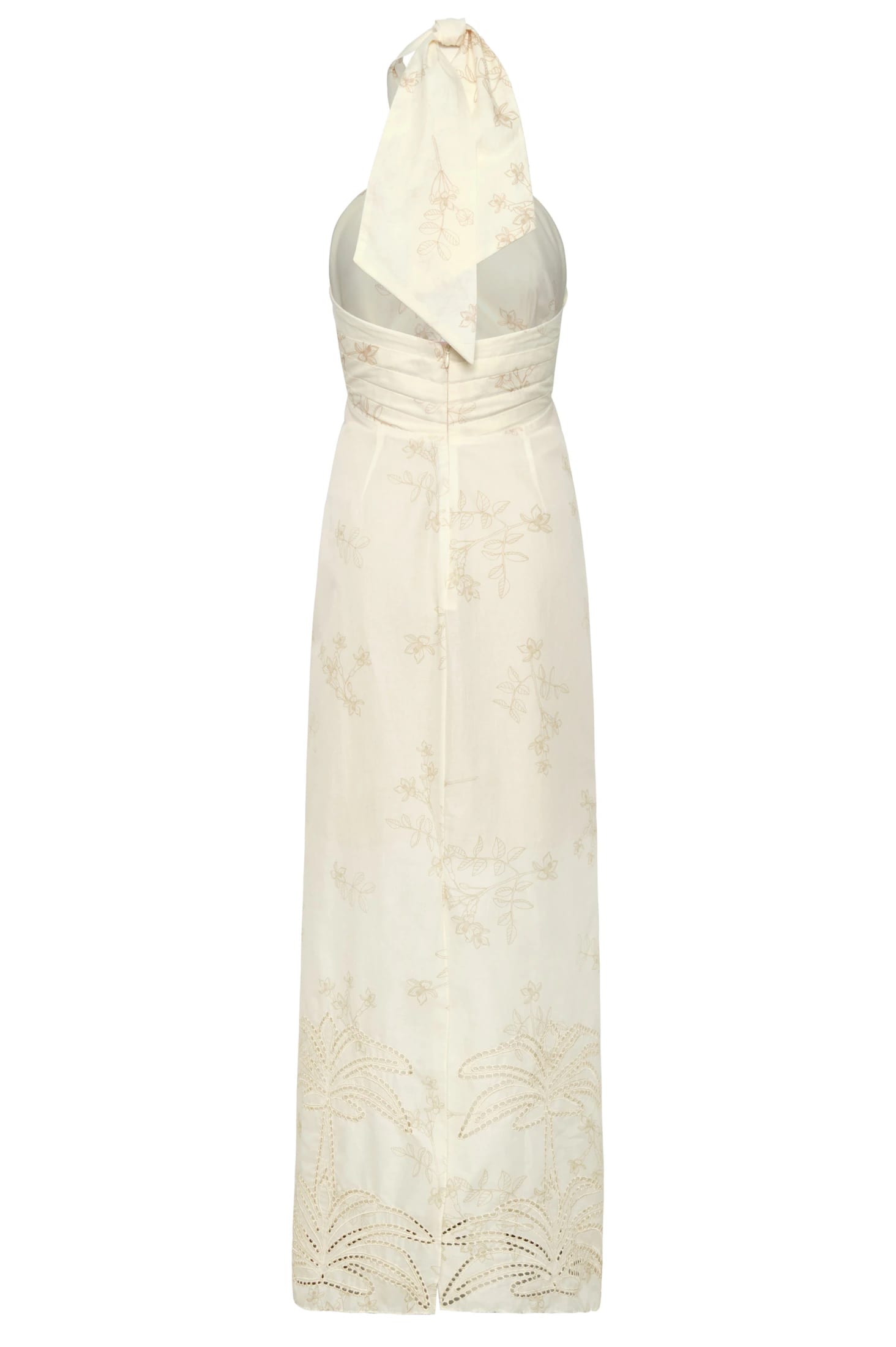 Costa del Sol Cotton Eyelet Midi Dress / Ivory Guayacanes - imagen 3