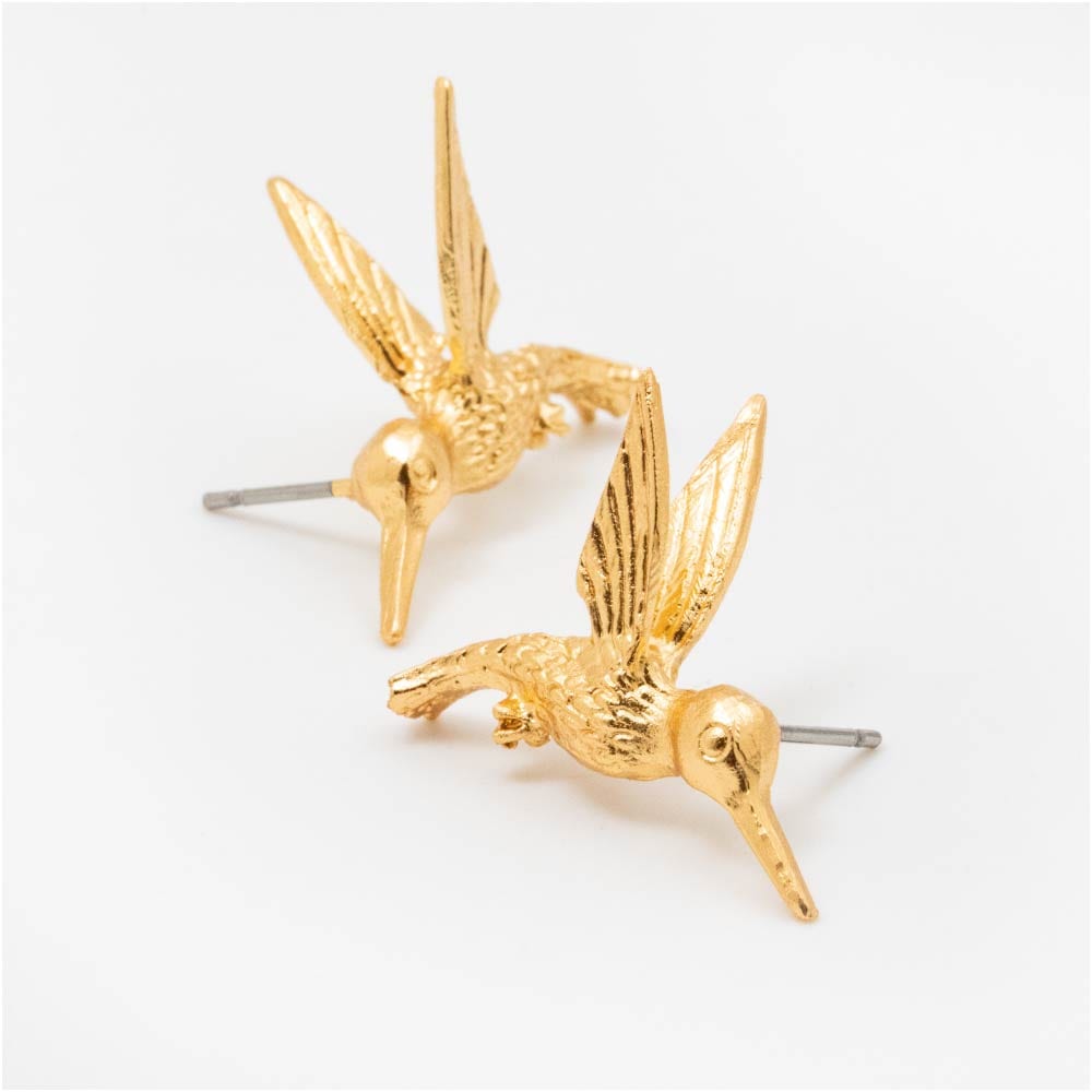Aretes Topo Encuentro Dorado - imagen 3