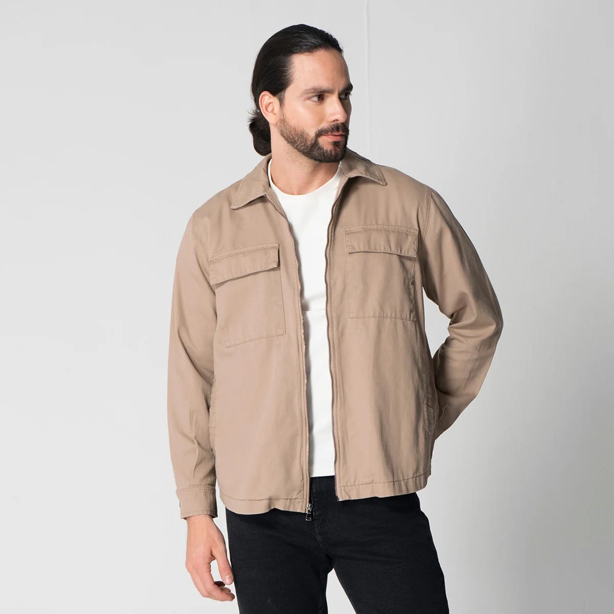 Chaqueta Dril Regular Bgi - imagen 1