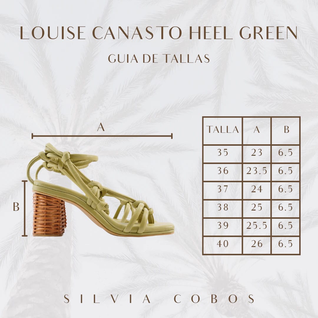 Silvia Cobos Louise Canasto Heel Verde - imagen 6