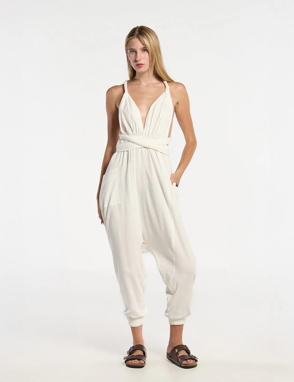 Jumper Tiras cruzadas Mooring crudo Mujer - imagen 15