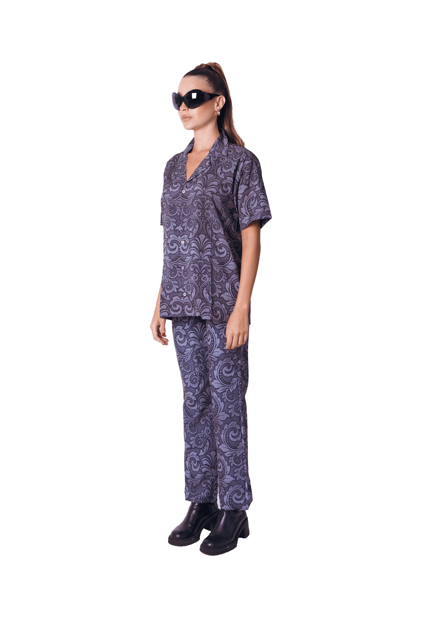 Camp Shirt in Silver Smoke - imagen 2