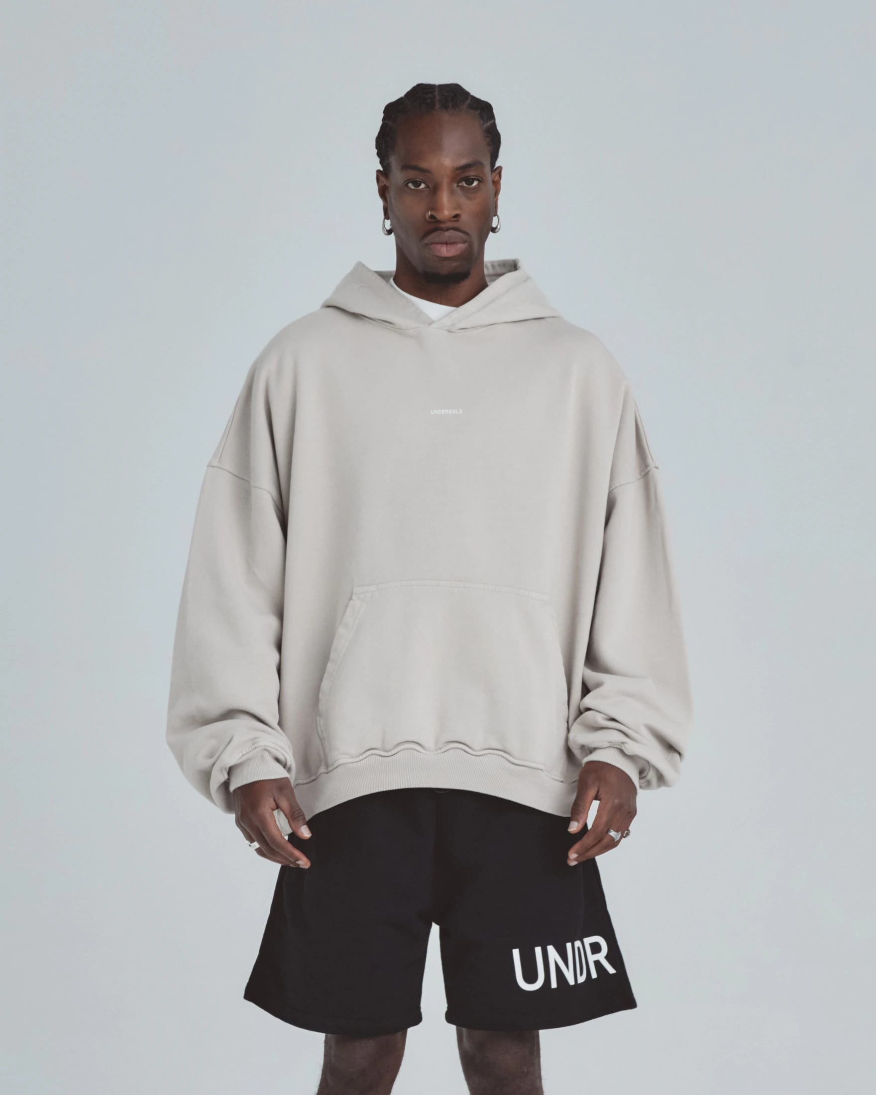 Line Basic Hoodie Light Gray - imagen 2