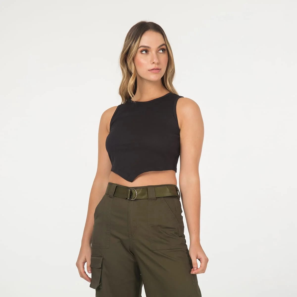 Blusa Crop Top Basica Melina - imagen 5