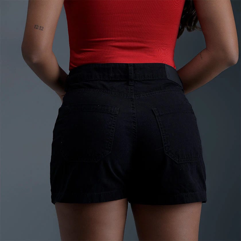 Short Denim Negro - imagen 3