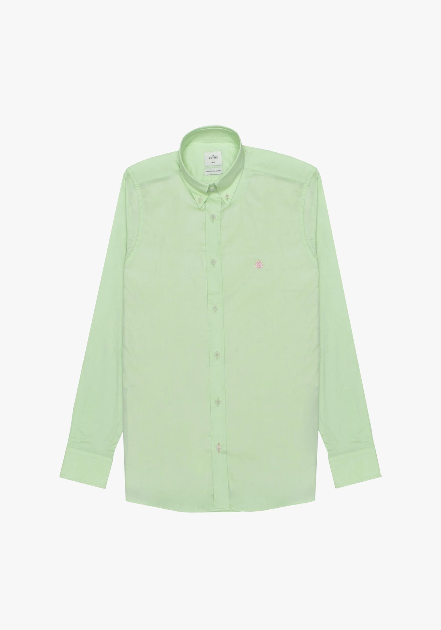 Camisa Verde Manzana Cuello Button Down L-Ros - imagen 1