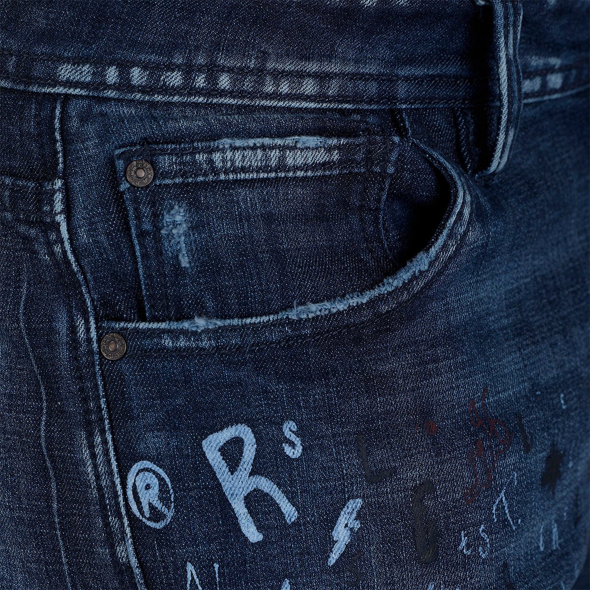 Jeans Azul Slim London - imagen 5