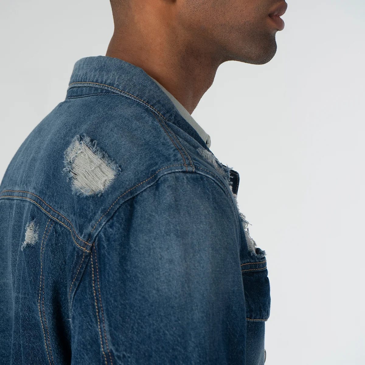 Chaqueta Denim Clasica Regular Trees - imagen 5