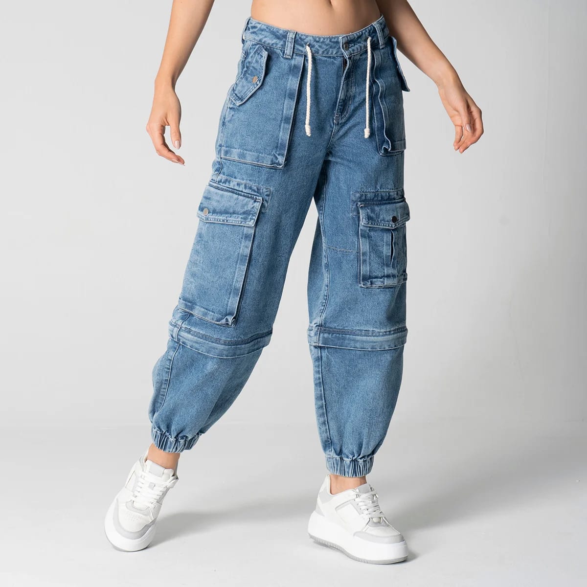 Pantalon Denim Jogger Convertible Fear - imagen 4