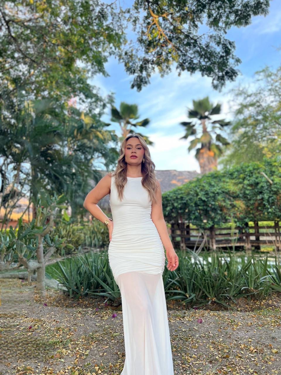 Vestido Galia Blanco - imagen 1